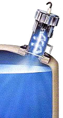 UV disinfection system for tanked syrup 